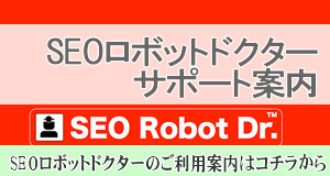 SEOロボットドクターサポート案内